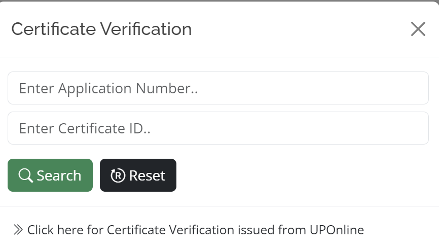 Certificate Verification